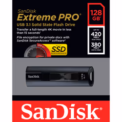 SanDisk Extreme Pro USB flash drive 128 GB USB Type-A 3.2 Gen 1 (3.1 Gen 1) Black - Additional view 7