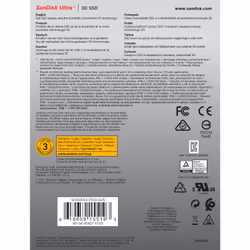 SanDisk Ultra 3D 1 TB 2.5" Serial ATA III