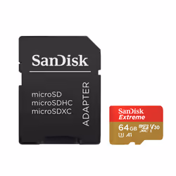 SanDisk Extreme 64 GB MicroSDXC UHS-I Class 10