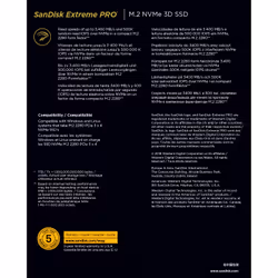 SanDisk Extreme PRO 1 TB M.2 PCI Express 3.0 NVMe