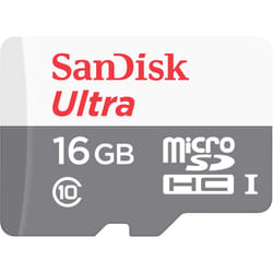 SanDisk Ultra MicroSDHC 16GB UHS-I + SD Adapter Class 10