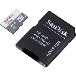 SanDisk Ultra MicroSDHC 16GB UHS-I + SD Adapter Class 10