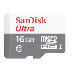 SanDisk Ultra MicroSDHC 16GB UHS-I Class 10