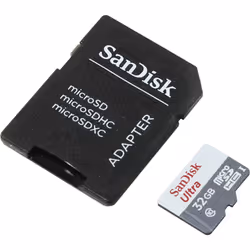 SanDisk Ultra MicroSDHC 32GB UHS-I + SD Adapter Class 10