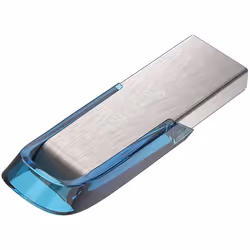 SanDisk Ultra Flair USB flash drive 128 GB USB Type-A 3.2 Gen 1 (3.1 Gen 1) Blue, Silver - Additional view 4