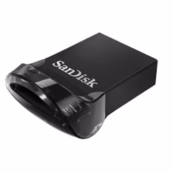 SanDisk Ultra Fit, 256 GB, USB Type-A, 3.2 Gen 1 (3.1 Gen 1), 130 MB/s, Cap, Black