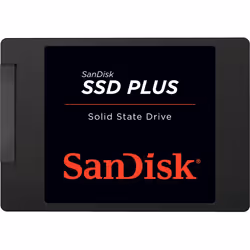 SanDisk Plus, 1 TB, 2.5", 535 MB/s, 6 Gbit/s