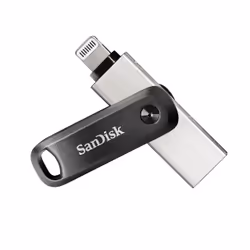 SanDisk SDIX60N-256G-AN6NE, 256 GB, USB Type-A, 3.2 Gen 1 (3.1 Gen 1), Swivel, Black, Stainless steel