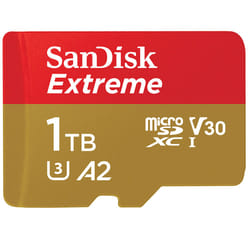 SanDisk Extreme 1 TB MicroSDXC UHS-I Class 10