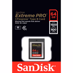 SanDisk 64GB Extreme PRO CFexpress Card Type B