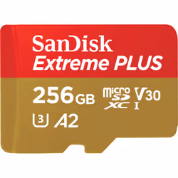 Sandisk Extreme PLUS memory card 256 GB MicroSDXC Class 10 UHS-I