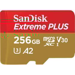 Sandisk Extreme PLUS memory card 256 GB MicroSDXC Class 10 UHS-I