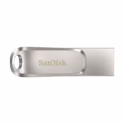 SanDisk Ultra Dual Drive Luxe USB flash drive 128 GB USB Type-A / USB Type-C 3.2 Gen 1 (3.1 Gen 1) Stainless steel - Additional view 4