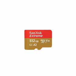 SanDisk 512GB 512G microSDXC [Extreme 160MB / s] microSD Micro SD SDXC UHS 4K U3 V30 A2 C10 Class 10 SDSQXA1-512G Mobile Phon ...
