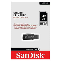 SanDisk Ultra Shift 512GB USB 3.0 Flash Drive 100MB/s