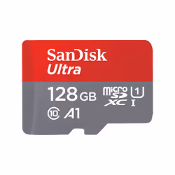 SanDisk Ultra 128 GB Class-I 10 MicroSDXC Memory Card, 128 GB, MicroSDXC, Class 10, 120 MB/s, Class 1 (U1), Water resistant, ...
