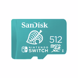SanDisk SDSQXAO-512G-ANCZN, 512 GB, MicroSDXC, 100 MB/s, 90 MB/s, Mint colour