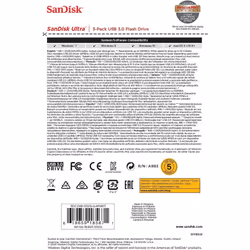 SanDisk Ultra 32GB USB Flash Drive USB 3.0 up to 130MB/s Read - Triple Pack