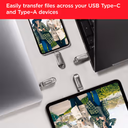SanDisk 1TB Ultra Dual Drive Luxe USB Type-C - Up to 400MB/s - SDDDC4-1T00-GAM46