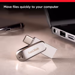 SanDisk 1TB Ultra Dual Drive Luxe USB Type-C - Up to 400MB/s - SDDDC4-1T00-GAM46