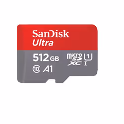 SanDisk MicroSD Ultra UHS-I 140MB/s (SDSQUAC) Flash Memory Card 512GB