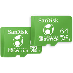64GB microSDXC Card for Nintendo Switch - Nintendo Licensed Product, Twin Pack (includes two cards)