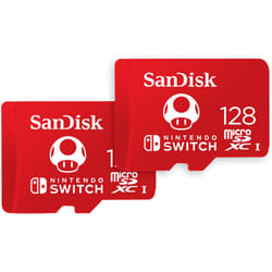 SanDisk 128GB 2-Pack microSDXC Card  Licensed for Nintendo Switch (2x128GB) - SDSQXAO-128G-GN6Z2