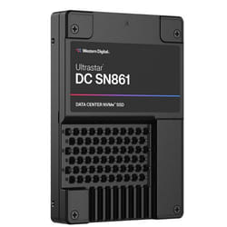 Western Digital Ultrastar DC SN861 15.3 TB U.3 PCI Express 4.0 NVMe TLC 3D NAND