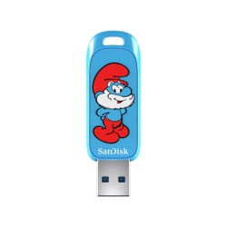 SanDisk Smurfs USB flash drive 128 GB USB Type-A 3.2 Gen 1 (3.1 Gen 1) Blue