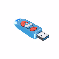SanDisk Smurfs USB flash drive 128 GB USB Type-A 3.2 Gen 1 (3.1 Gen 1) Blue