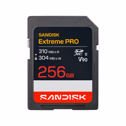 SanDisk Extreme PRO SD UHS-II V90 Card - 256GB