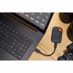 SanDisk Extreme Portable SSD (V3) 500 GB USB Type-C USB 3.2 Gen 2x2 Red, Blue - Additional view 2