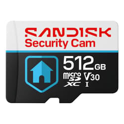 SanDisk Security Cam Card 512 GB MicroSDHC