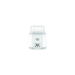 Dualit Double Baby Bottle Warmer & Steriliser | White and Grey | BPA Free | Multi-Functional | High Temperature Steam Clean | Fast Warming B