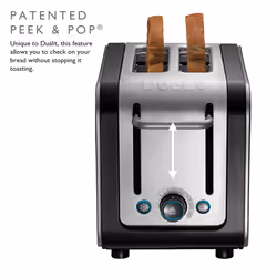 Dualit 26505 Architect 2-Slot Toaster, Black 8 2 slice(s) 1200 W - Additional view 4