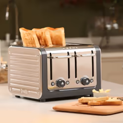 Dualit Arhitect 8 4 slice(s) 1450 W Grey, Stainless steel