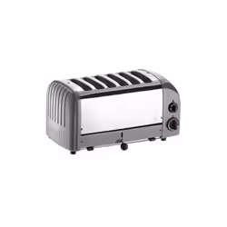 Dualit CD336 Vario Toaster, 6 Slices, Metallic Silver
