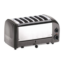 Dualit 6 Slice Vario Toaster Charcoal 60156 - [E269]