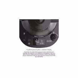 Dualit Pour Over Fast Boil Electric Kettle - Matt Black -Gooseneck Precision Spout - Digital Display Screen - Highly Energy Efficient 800ml Capacity -