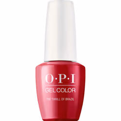 OPI GelColor, The Thrill of Brazil, Red Gel Nail Polish, 0.5 fl oz