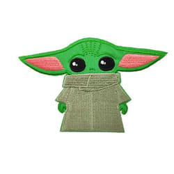 Yoda Baby Embroidered 3 Inches Tall Iron on Patch