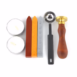 Samyo Wax Seal Stamp Kit Retro Creative Sealing Wax Stamp Maker Gift B