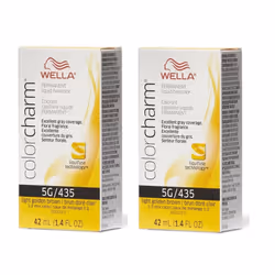 Wella Color Charm Haircolor 5G Light Golden Brown - 5GÂ â pack of 2