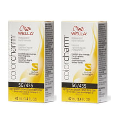Wella Color Charm Haircolor 5G Light Golden Brown - 5GÂ â pack of 2