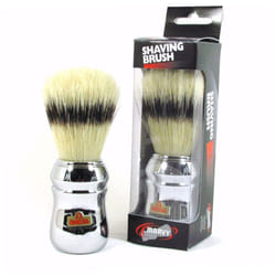 William Marvy No. 4 Omega Silver Handle Shaving Brush