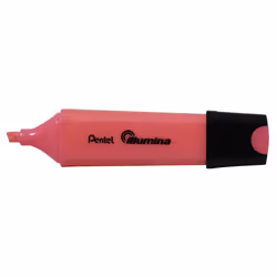 Pentel Illumina Highlighter Marker Pen - 4mm Chisel Tip - 1 of Each Colour - Pack of 4