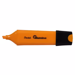 Pentel Illumina Highlighter Marker Pen - 4mm Chisel Tip - 1 of Each Colour - Pack of 4