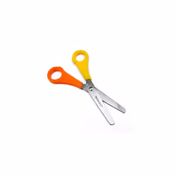 2 x Children's / Kid's Left Handed Scissors with Ruler Edge - Westcott Branded