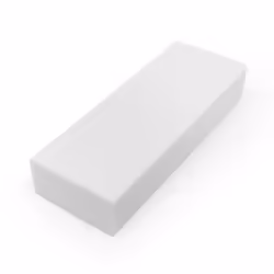 10 x OMG Large Jumbo White Vinyl Plastic Rubber Erasers