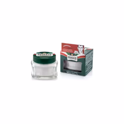 Pre Shave Cream, 100ml, Refreshing and Toning Pre Shaving Cream with Eucalyptus Oil and Menthol, Made in Italy, Green